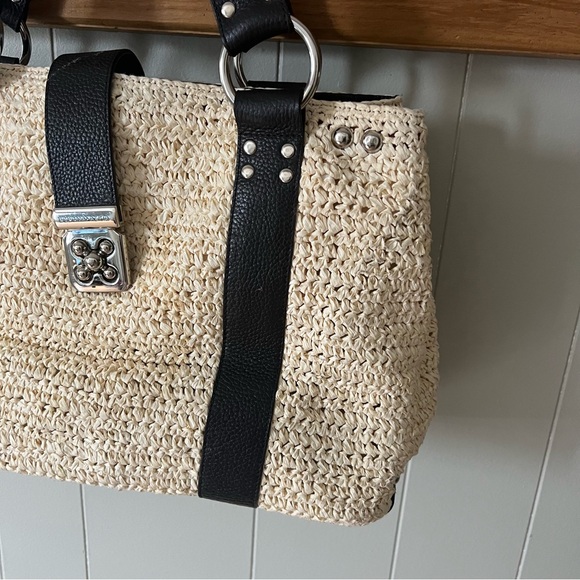 BCBG MaxAzria straw tote - Picture 5 of 13